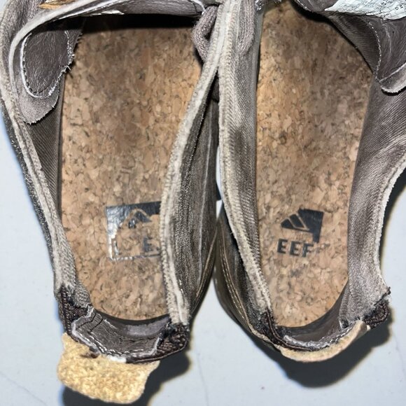 Reef Men's Voyage Chukka Boot Sz 12 RF0A3626 Brown Leather Cork Insole - Picture 8 of 10